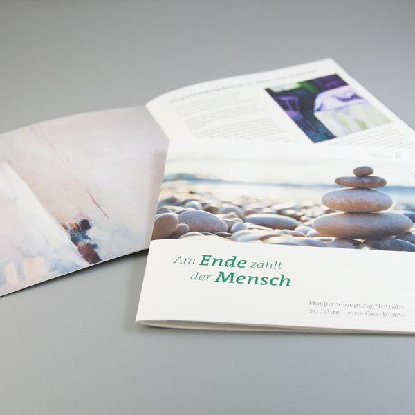Entwicklung einer Broschüre für eine Hospizeinrichtung
