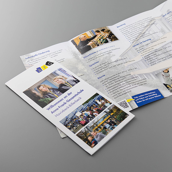 Faltblatt Anne-Frank-Gesamtschule