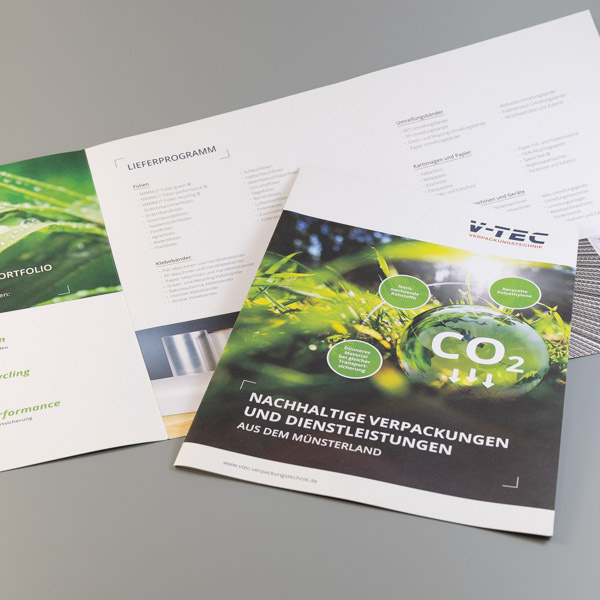 Faltblatt V-Tec Produktübersicht