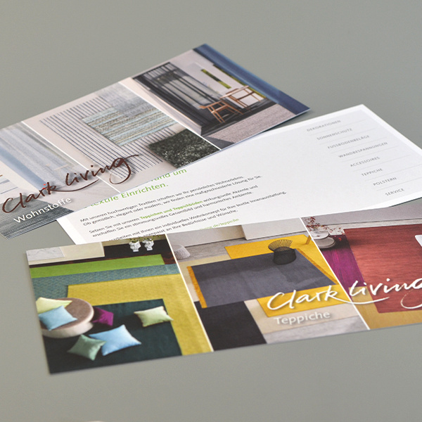 Entwicklung eines Flyers für einen Raumausstatter