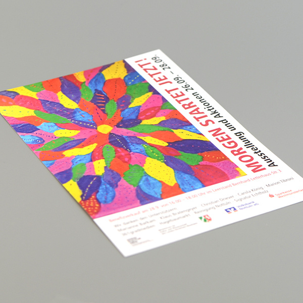 Flyergestaltung für eine Veranstaltung