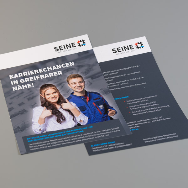 Flyer SEINE Karrierechancen
