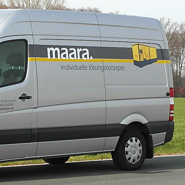 KFZ Beschriftung für einen Energiegewinner