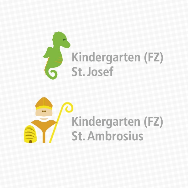 Logoentwicklung für Kindergärten in einem Ortsverband