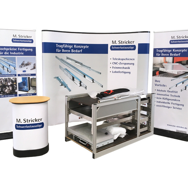 Konzeption eines Messestands für einen CNC Betrieb