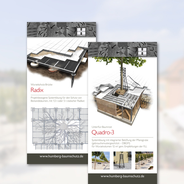 Design von Roll-ups für ein Baumschutz Unternehmen
