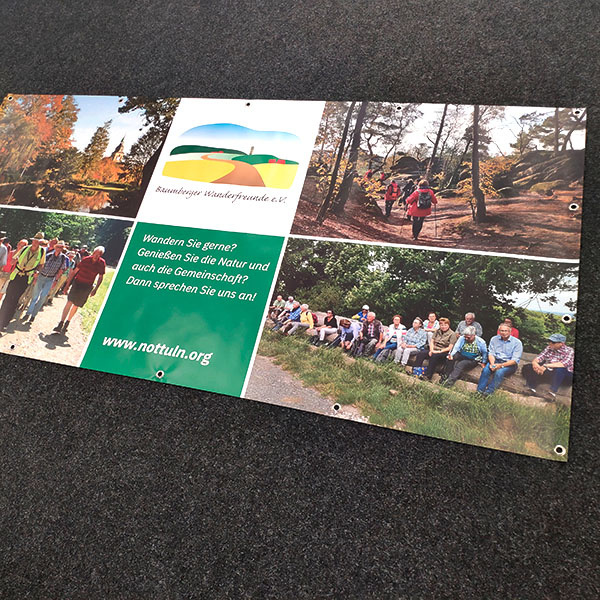 Spannplakat Baumberger Wanderfreunde