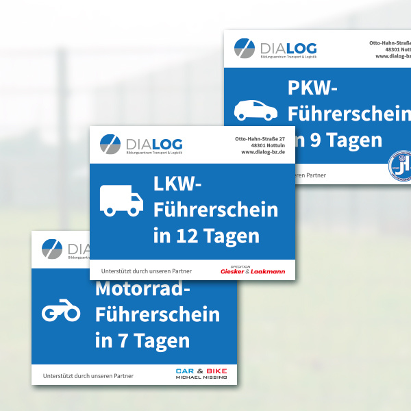 Erstellung eines Spannplakats für ein Bildungszentrum