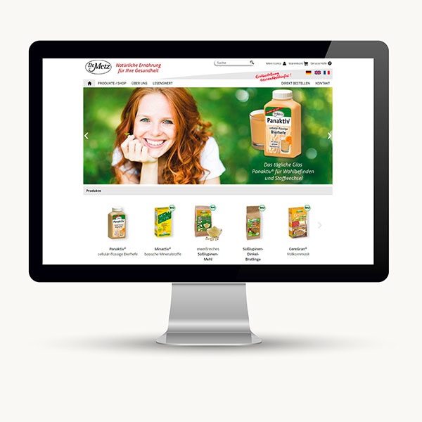 Entwicklung eines Webshops für Nahrungsergänzungsmittel