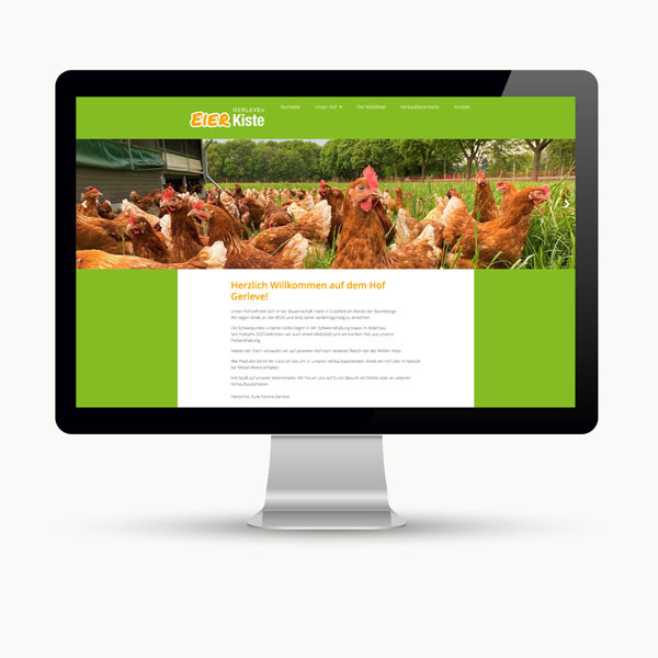 Entwicklung einer Website für einen Verkaufsautomaten