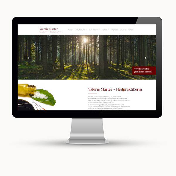 Websiteerstellung für einen Heilpraktiker