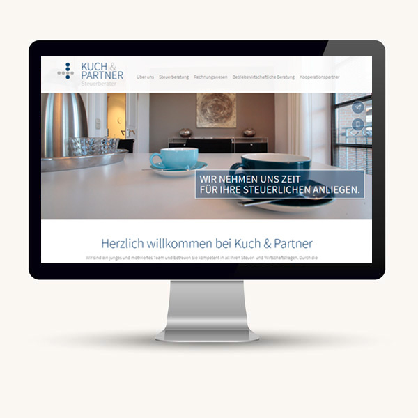 Entwicklung einer Website für einen Steuerberater