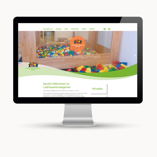 Internetpräsenz für einen Kindergarten