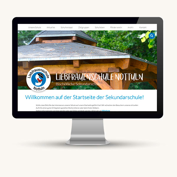 Entwicklung einer Website für eine Schule