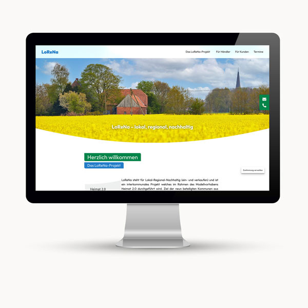Webentwicklung für ein Gemeindeprojekt
