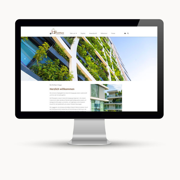 Webentwicklung für eine Immobilienagentur