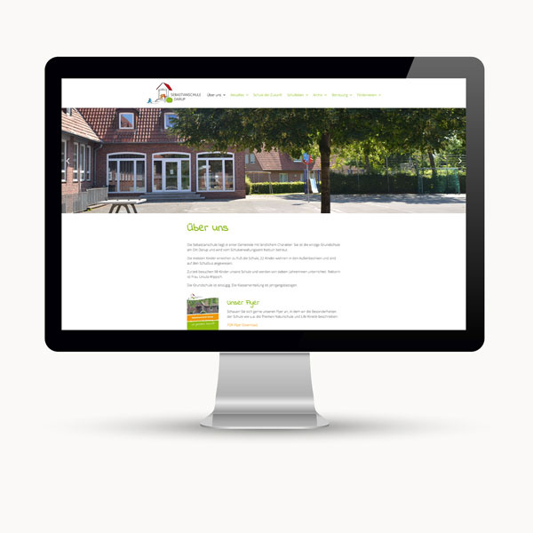 Entwicklung einer Website für eine Schule